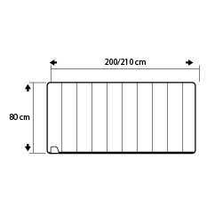 Deckenschlafsack Trimm Travel 185 cm