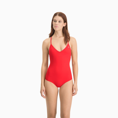 Damenbadeanzug Puma V-neck Padded Swimsuit