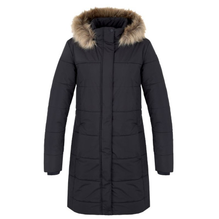Damen-Wintermantel Hannah Gema schwarz Anthracite