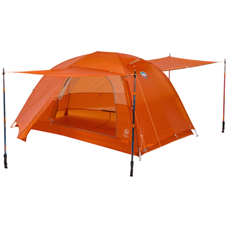 Ultraleichtes Zelt Big Agnes Copper Spur UL3 orange Tangelo