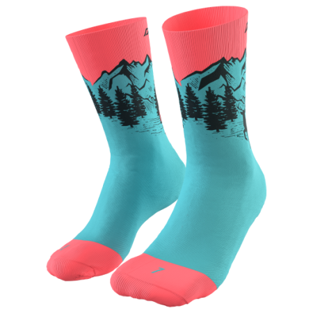 Socken Dynafit Stay Fast Sk blau/rosa marine blue/6080