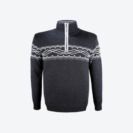 Herrenpullover Kama 4060 grau graphite