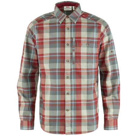 Herrenhemd Fjällräven Fjällglim Shirt M rot Red Oak-Basalt