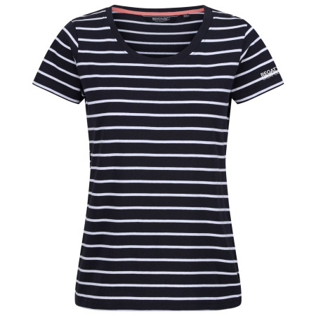 Damen-T-Shirt Regatta Filandra VIII blau/weiß Navy/WhitStr