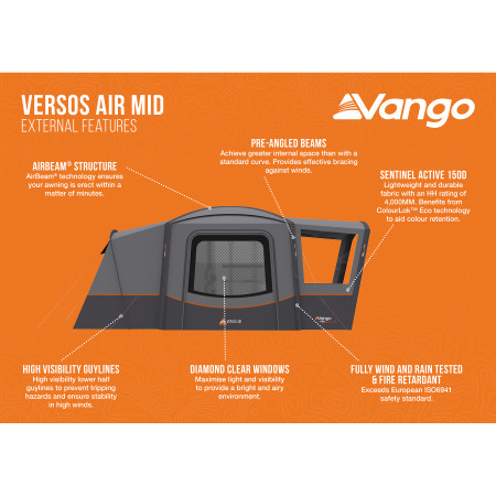 Vorzelt Vango Versos Air Mid 2024