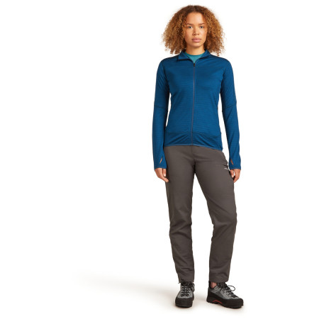 Damen Funktions-Sweatshirt Icebreaker Women Merino Blend 300 RealFleece™ Descender LS Zip