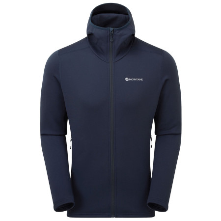 Herren Funktions-Sweatshirt Montane Fury Hoodie dunkelblau Eclipse Blue