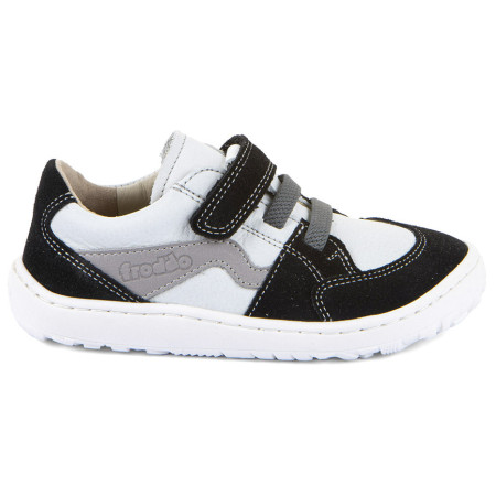 Kinder-Sneaker Frodo Barefoot river White/Black