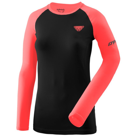 Damen-Funktionsshirt Dynafit Alpine Pro W L/S Tee schwarz/orange 6A11 - ultra coral/0936