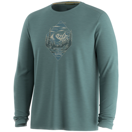 Herren-Funktionsshirt Smartwool Men's Wander Valley Active Long Sleeve G türkis