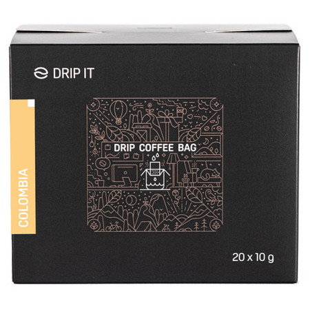 Kaffee Drip it Colombia Supremo 20x10g braun
