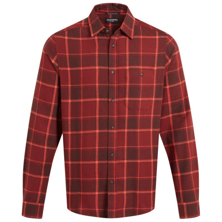Herrenhemd Craghoppers Gable LS Shirt rot RedJasperChk