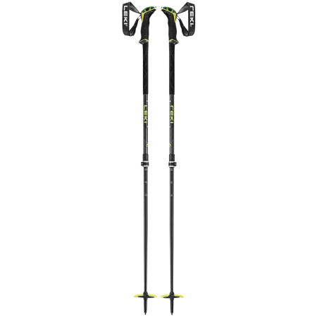 Skialp-Stöcke Leki Guide 2 schwarz/gelb black-neonyellow-dark anthracite