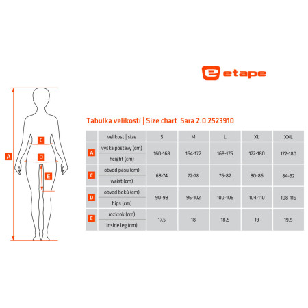 Damen-Radhose Etape Sara 2.0