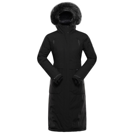 Damen-Wintermantel Alpine Pro Wussa 2 schwarz Black