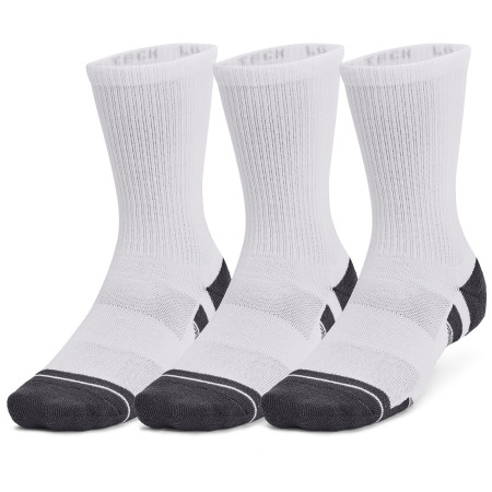 Socken-Set Under Armour Performance Tech 3pk Crew weiß White / White / Jet Gray