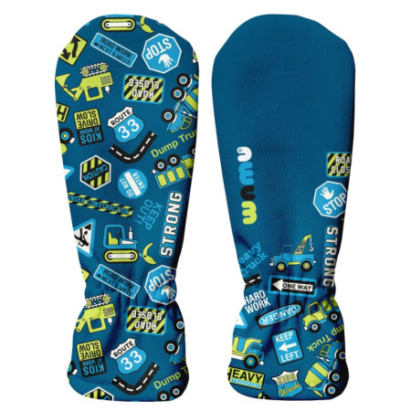 Kinder Winterfäustlinge WAMU Bagr