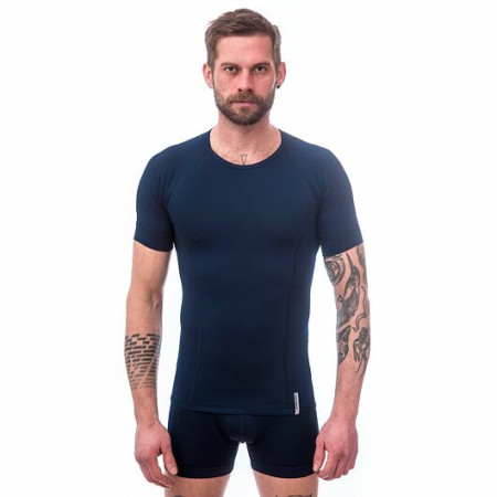 Herren-T-Shirt Sensor Coolmax Tech Deep Blue
