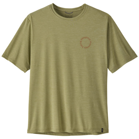 Herren-T-Shirt Patagonia Men's Capilene Cool Daily Shirt - Spoke Stencil grün Gumtree Green - Light Gumtree Green X-Dye
