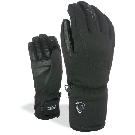 Damen Ski-Handschuhe Level Alpine W schwarz Black