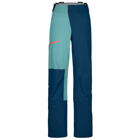 Damenhose Ortovox 3L Ortler Pants W blau petrol blue