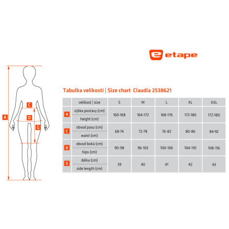 Damen-Radhose Etape Claudia