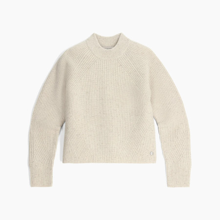 Damenpullover Royal Robins W Rockcraft Mock Neck beige Soapstone HTR