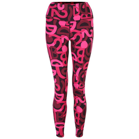 Damen-Leggings Dare 2b Influential Leging 2023 rosa Pure Pink Graffiti