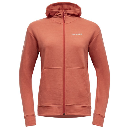 Damen-Sweatshirt Devold Everyday Zip Hoodie Wmn orange CORAL