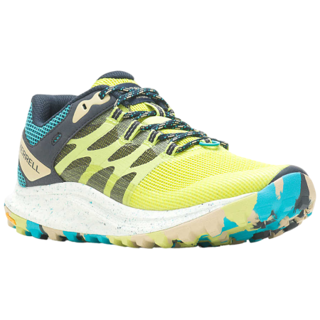 Damen Laufschuhe Merrell Antora 3 blau celery