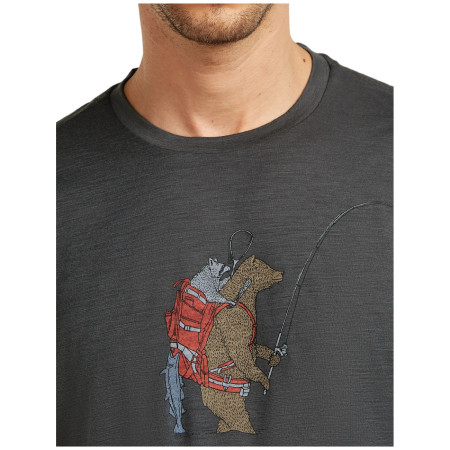 Herren-T-Shirt Icebreaker Men Merino 150 Tech Lite SS Tee Bear Catch