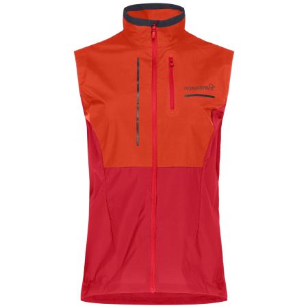 Damenweste Norrona senja aero90 Vest rot Arednalin