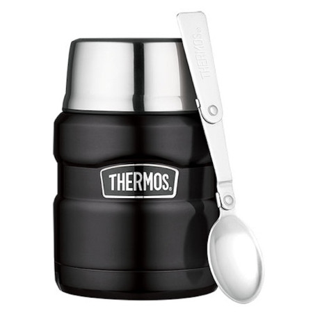 Thermobehälter fürs Essen Thermos Style (470 ml) schwarz Mattblack