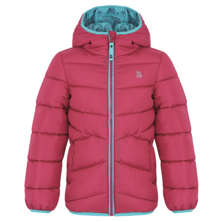 Kinderjacke Loap Inlas rosa Pink