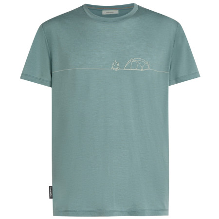 Herren-Funktionsshirt Icebreaker Merino Blend Core SS Tee Single Line Camp