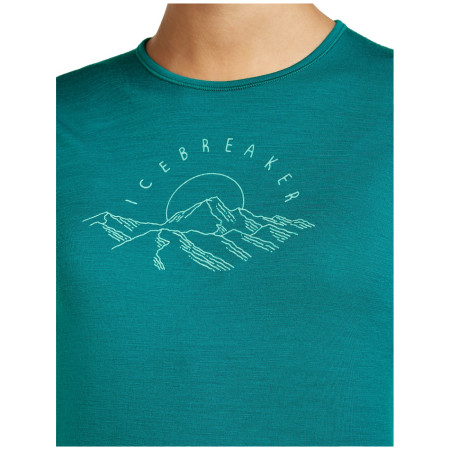 Damen-Funktionsshirt Icebreaker Women Merino 200 Oasis LS Crewe Sunrise Summit