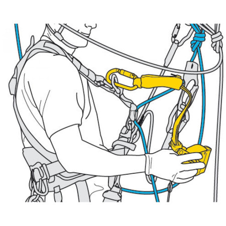 Bremse Petzl ASAP LOCK