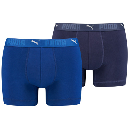 Herren-Boxershorts Puma Sport Cotton Boxers 2P blau Blue Combo