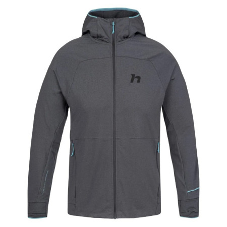 Herren-Sweatshirt Hannah Ethan Hoody schwarz anthracite mel