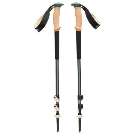 Trekkingstöcke Black Diamond Trail Cork Trekking Poles grün Laurel Green