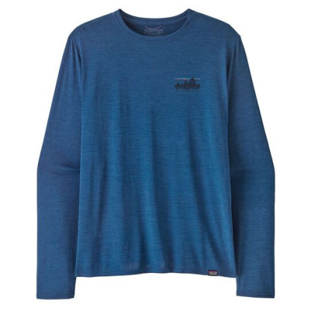 Herren-T-Shirt Patagonia M's L/S Cap Cool Daily Graphic Shirt blau '73 Skyline: Clement Blue X-Dye