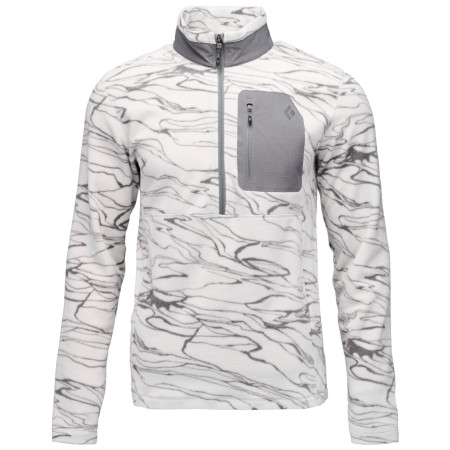 Herren-Sweatshirt Black Diamond Rift HZ Fleece Jacket grau Relief-Alloy-Steel Grey
