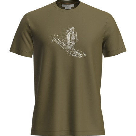Herren-T-Shirt Icebreaker M Mer 150 Tech Lite SS T Skiing Yeti grün Algae