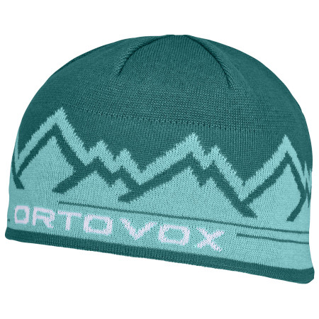 Mütze Ortovox Peak Beanie grün pacific green