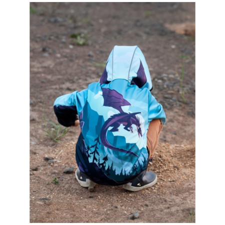 Kinder-Softshell-Jacke WAMU Dragon Fantasy