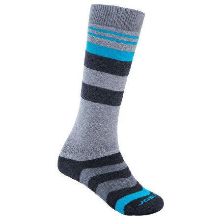 Socken Sensor Slope Merino grau/blau Šedá/Černá/Tyrkys