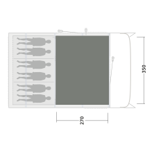 Zeltteppich Outwell Cozy Carpet Colorado 6 Air