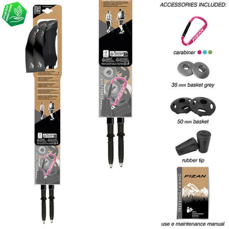 Trekkingstöcke Fizan Compact MS