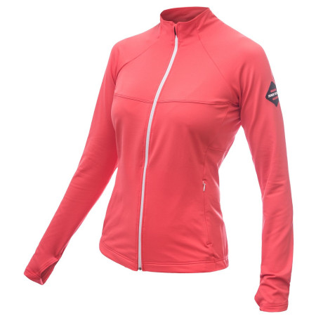 Damen-Sweatshirt Sensor Coolmax Thermo Celozip rosa Korál