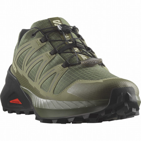 Herrenschuhe Salomon Speedcross Peak grün Olive Night / Deep Lichen Green / Black